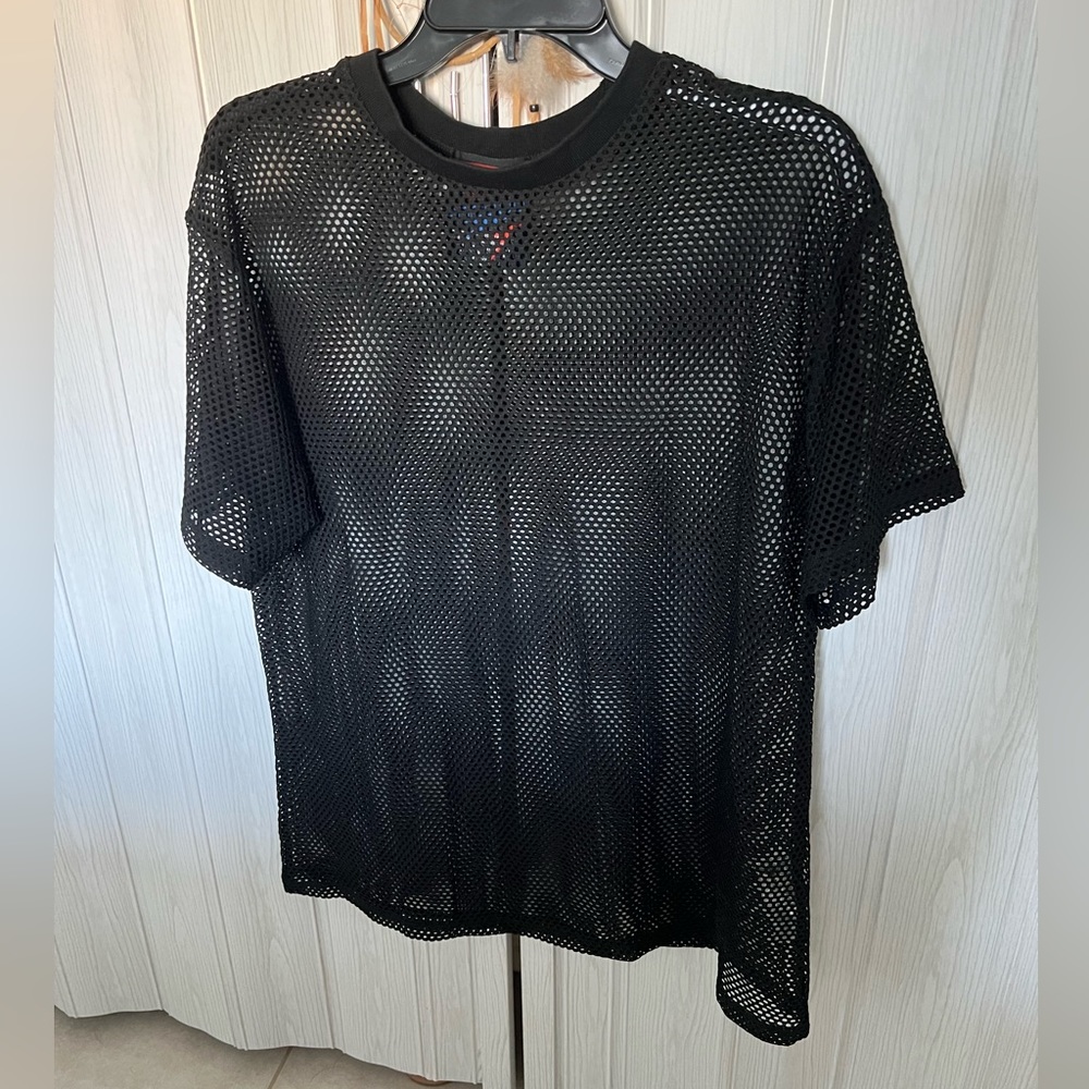 Forever 21 mesh long tshirt